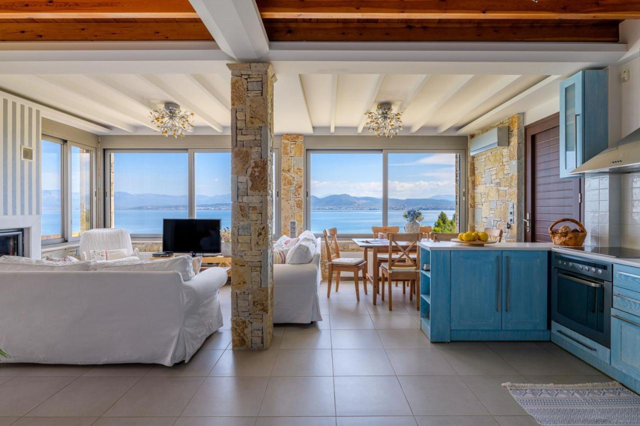 Crystal Beach Villa Chalkís المظهر الخارجي الصورة