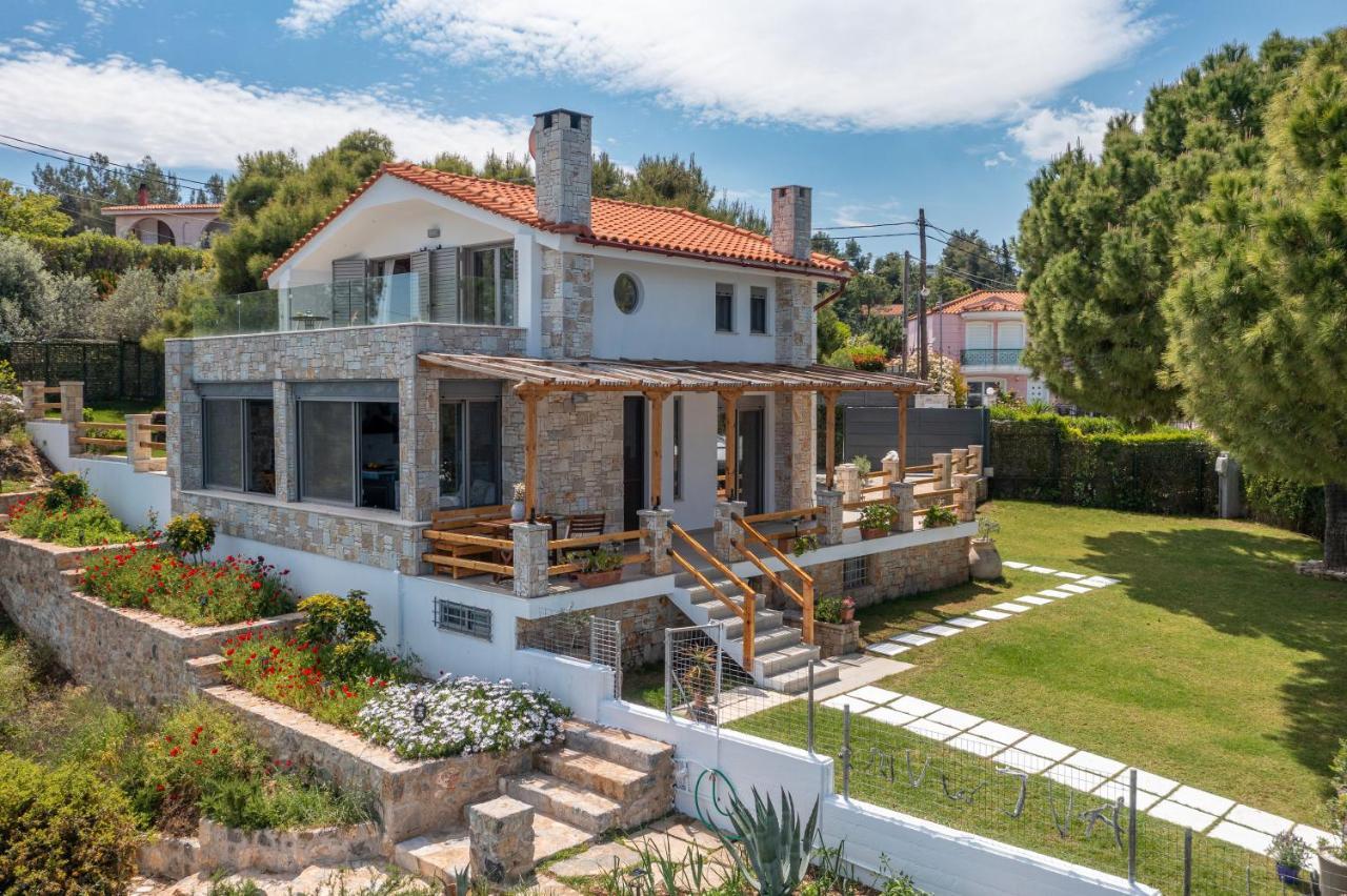 Crystal Beach Villa Chalkís المظهر الخارجي الصورة