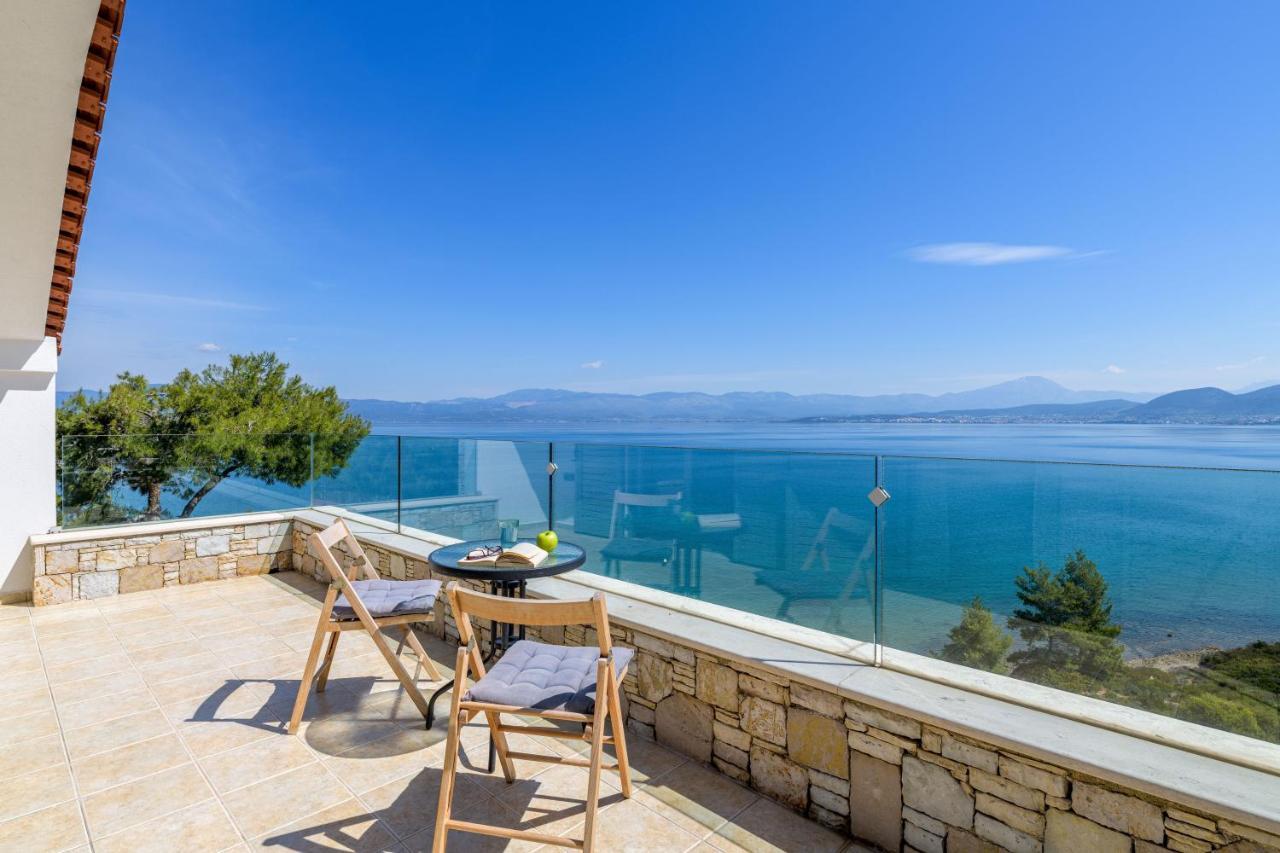 Crystal Beach Villa Chalkís المظهر الخارجي الصورة
