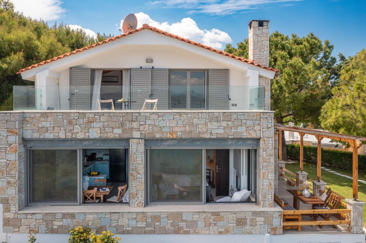 Crystal Beach Villa Chalkís المظهر الخارجي الصورة