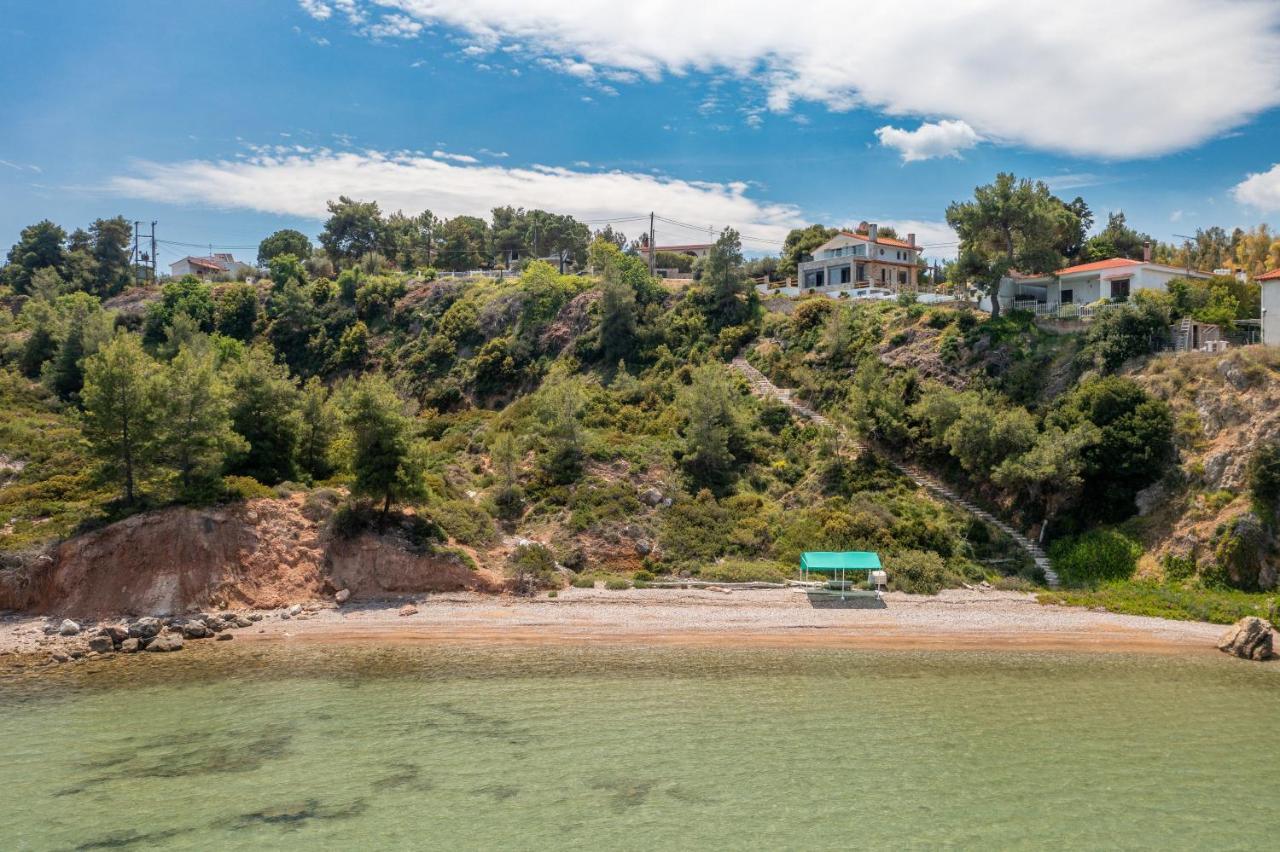 Crystal Beach Villa Chalkís المظهر الخارجي الصورة