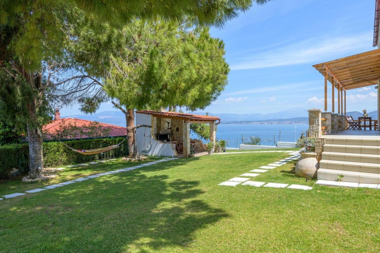 Crystal Beach Villa Chalkís المظهر الخارجي الصورة