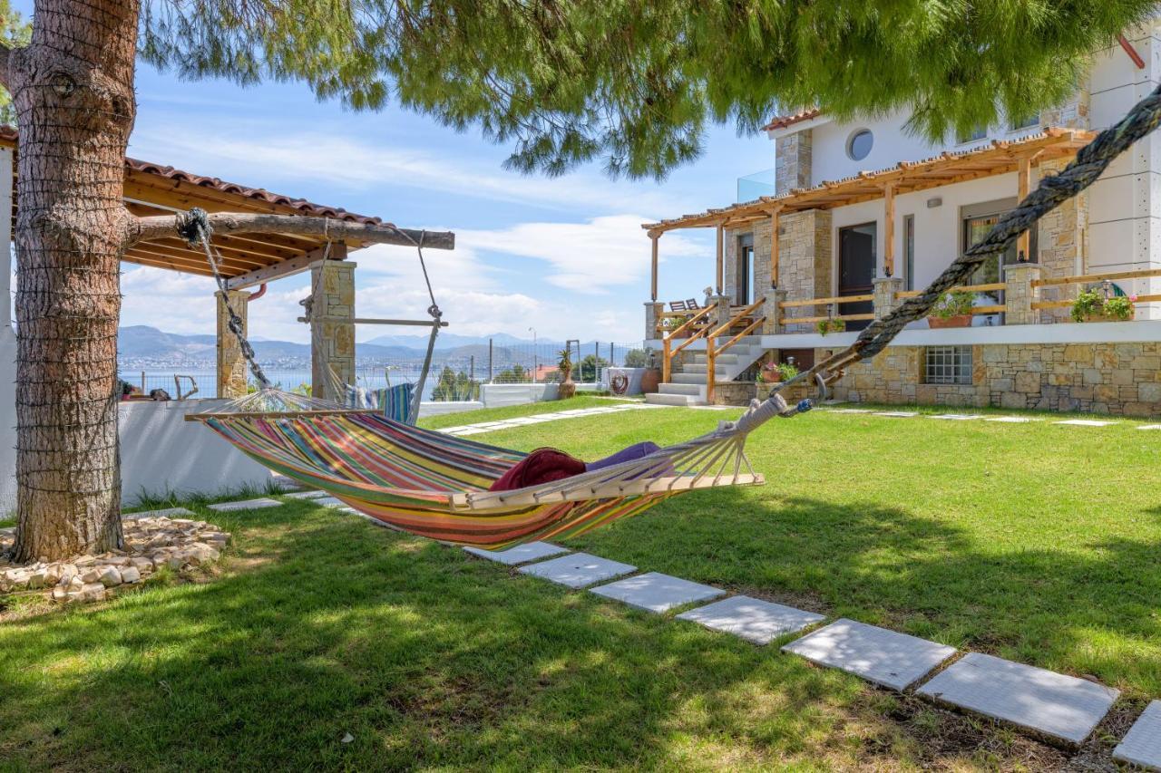 Crystal Beach Villa Chalkís المظهر الخارجي الصورة