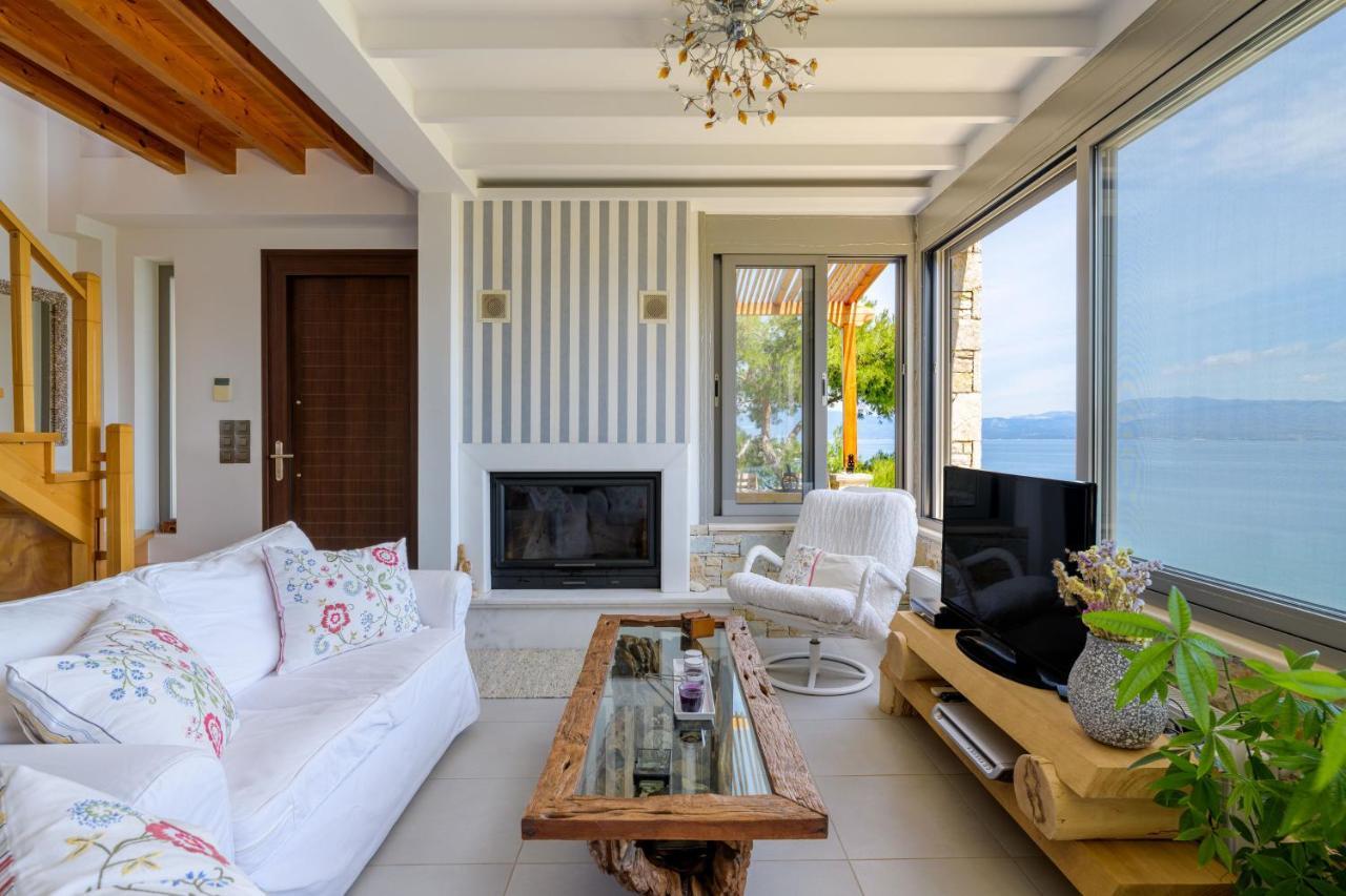 Crystal Beach Villa Chalkís المظهر الخارجي الصورة