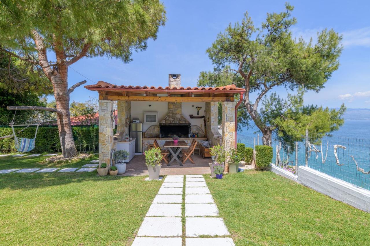 Crystal Beach Villa Chalkís المظهر الخارجي الصورة