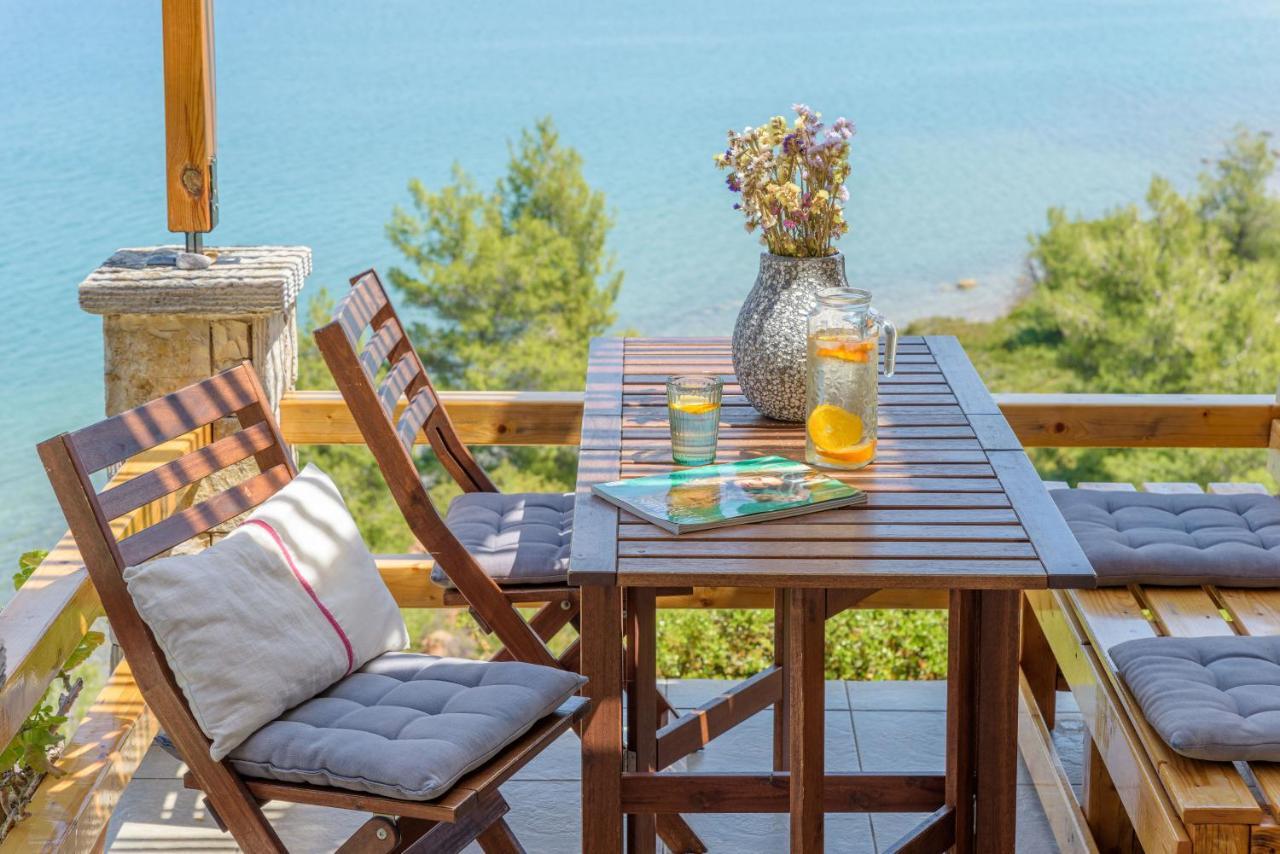 Crystal Beach Villa Chalkís المظهر الخارجي الصورة