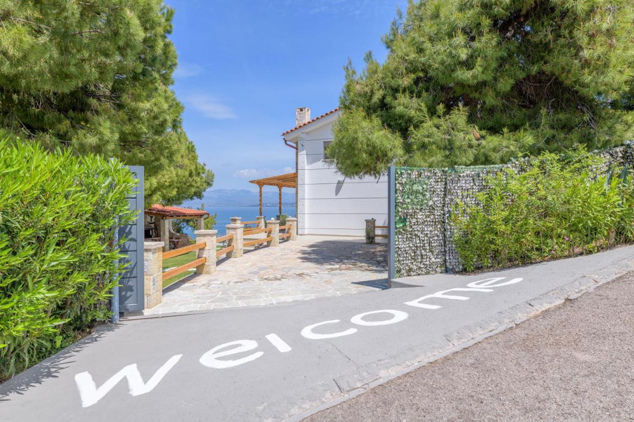 Crystal Beach Villa Chalkís المظهر الخارجي الصورة