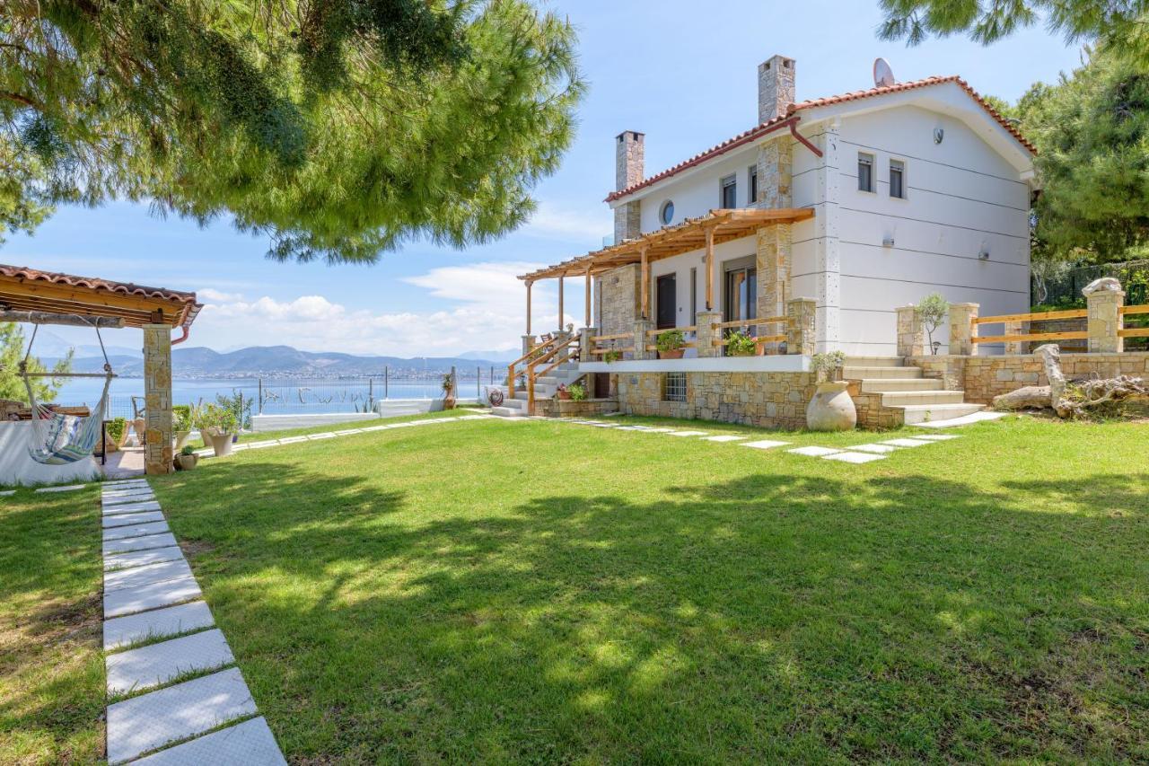 Crystal Beach Villa Chalkís المظهر الخارجي الصورة