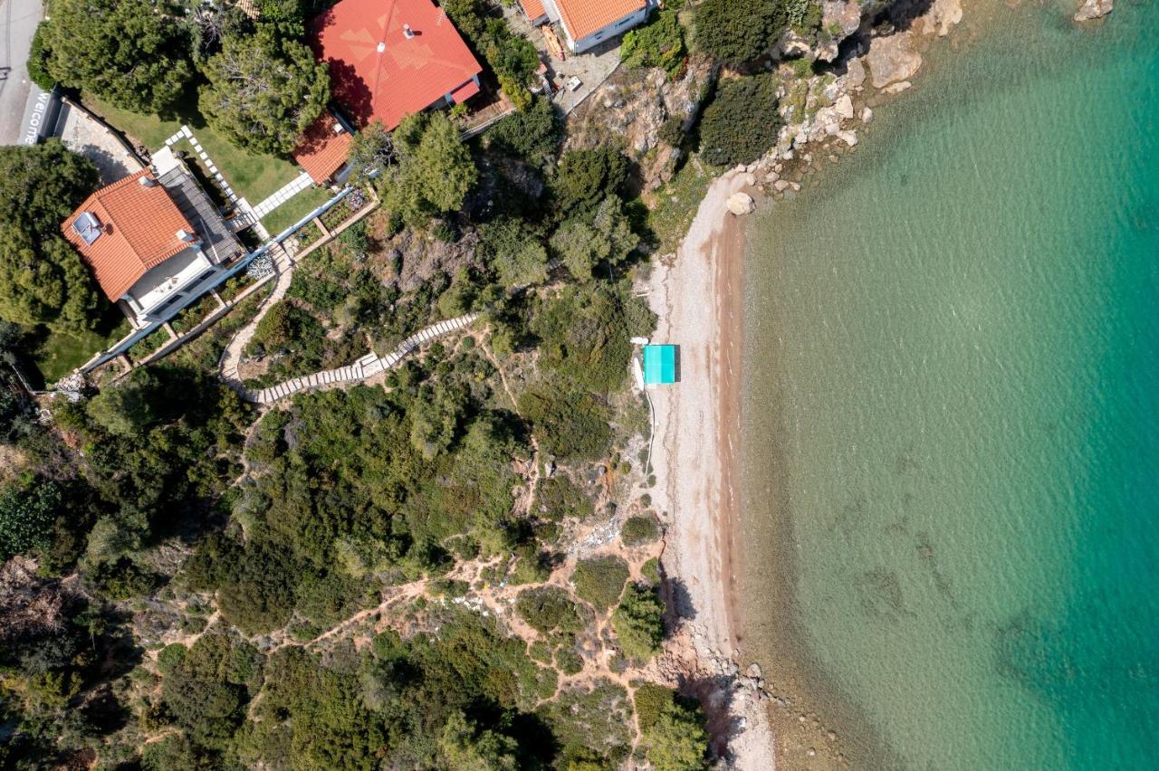 Crystal Beach Villa Chalkís المظهر الخارجي الصورة