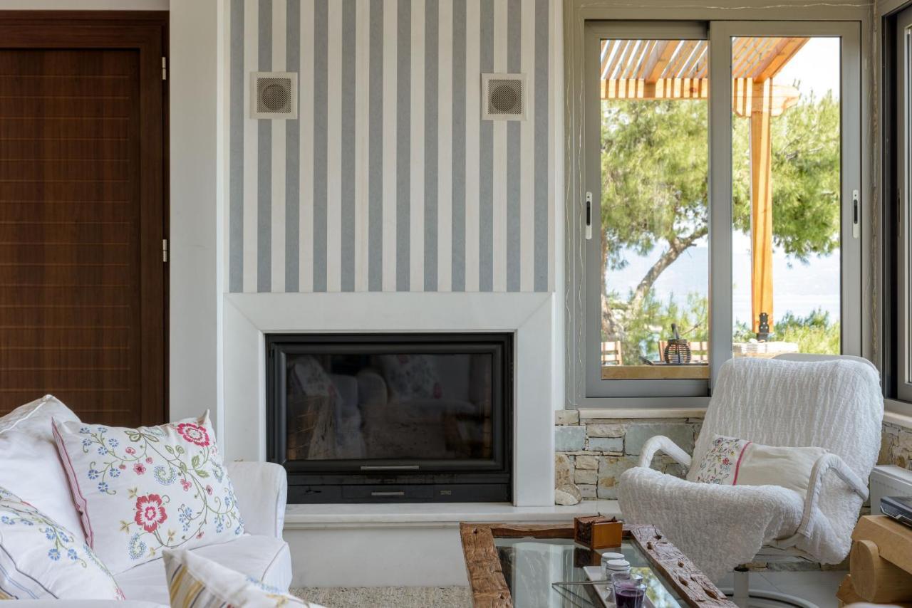 Crystal Beach Villa Chalkís المظهر الخارجي الصورة
